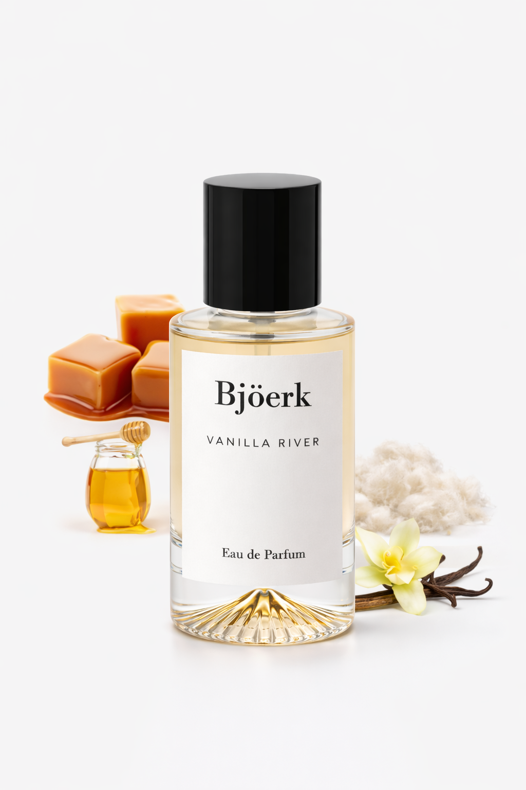 Bjöerk VANILLA RIVER doftnoter – topp, hjärta och bas
